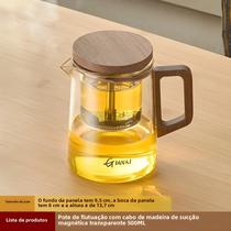 Bule De Vidro Resistente a Altas Temperaturas De 500ML Com Tampa Magnética Chaleira Para Fabricação