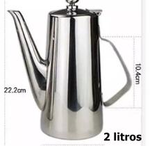 Bule Em Inox Com Bico Longo 1,5 Litros - Cozinha - Hotel