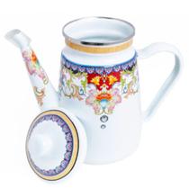 Bule Esmaltado A5 1,2 Litros Decorado Vintage Modelo indiano Bule Esmaltado A5 1,2 Litros Decorado Vintage Modelo indiano