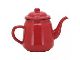 Bule Esmaltado Vermelho 1700ml Para Café - Yazi