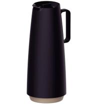 Bule Garrafa Térmica de Café Chá Exata 1 Litro Corta-pingos Preto Tramontina Bule Garrafa Térmica de Café Chá Exata 1 Litro Corta-pingos Preto Tramontina