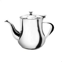 Bule Inox 680ml Brilho Para Servir Chá Café Leite Chocolate