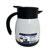 Bule Inox Elegance Garrafa Térmica Para Chá Café Água 500ml Branco