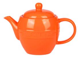 Bule Le Chef Cerâmica Laranja 500ml Chá Café Linha Le Chef Bule Le Chef Cerâmica Laranja 500ml Chá Café Linha Le Chef