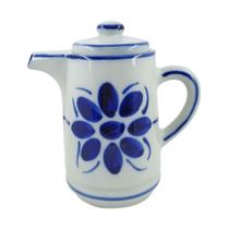 Bule Leiteira Porcelana Pintada mão Monte Siao Floral 800ml Bule Leiteira Porcelana Pintada mão Monte Siao Floral 800ml