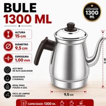 Bule Multiuso Café, Chá e Leite Diversas Aluminio Bule Multiuso Café, Chá e Leite Diversas Aluminio