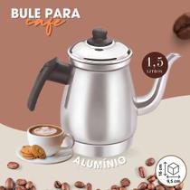 Bule Para Café Chá 1,5 Litros Alumínio Alumínio Polido - MP