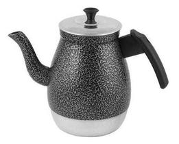Bule para Café Chá fervedor Preto 1500 Ml