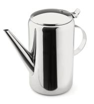 Bule Para Café Com Bico Aço Inox Café Leiteira 1,2 Litros Serviço Servir Chá Leite Mesa Posta Alto Padrão Qualidade Forma Inox