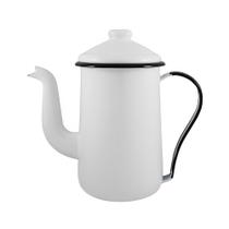 Bule Para Café Tradicional Esmaltado Branco 1,5 L Ewel Bule Para Café Tradicional Esmaltado Branco 1,5 L Ewel