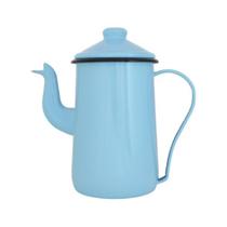 Bule para Café Tradicional Esmaltado EWEL 1,5 L Alta Retenção de Calor e Durabilidade Premium Azul Claro