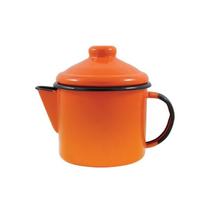 Bule para chá 10 Esmaltado Laranja 600 ml - Ewel