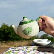 Bule Para Chá 600ml Presente Decoração Feito Em Cerâmica