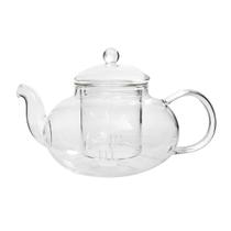 Bule para chá de vidro borossilicato com infusor parede dupla 400ml