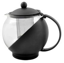 Bule para chá de vidro e plástico com infusor interno 1250ml