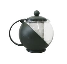 Bule para chá de vidro e plástico com infusor interno 1250ml
