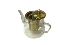 Bule Para Chá Dourado Com Infusor 600Ml By Fineza