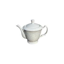 Bule para Chá Elegance Branco em Ceramica 650ml Bule para Chá Elegance Branco em Ceramica 650ml