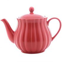 Bule para chá em porcelana Pétala vermelho 950 ml - Rojemac