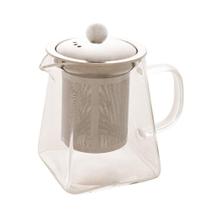 Bule Para Chá Em Vidro E Aço Inox Com Infusor 550 Ml Lyor Bule Para Chá Em Vidro E Aço Inox Com Infusor 550 Ml Lyor
