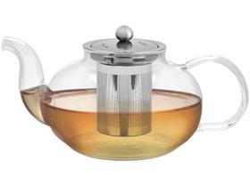 Bule Para Chá Em Vidro e Inox c/ Infusor 61764100 Tramontina Bule Para Chá Em Vidro e Inox c/ Infusor 61764100 Tramontina