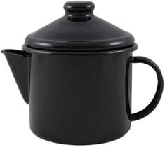 Bule para Chá esmaltado Preto mãe ágata 600ml ewel - Ewel - Mãe Agata