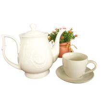 Bule para Chá Porcelana Super White Queen