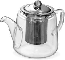 Bule Para Chá Vidro Borossilicato Com Infusor 600 ml Uso em Fogo