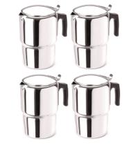 Bule Para Esterelizador em Aço Inox 1,8 L Kit 4 Peças Forma Bule Para Esterelizador em Aço Inox 1,8 L Kit 4 Peças Forma