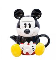 Bule Porcelana 720ml Caneca 210ml Formato Mickey - Disney