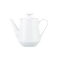 Bule Porcelana Schmidt - Dec. Filetado Prata Itamaraty 0012 Bule Porcelana Schmidt - Dec. Filetado Prata Itamaraty 0012