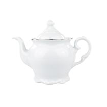 Bule Porcelana Schmidt - Dec. Filetado Prata Pomerode 0012