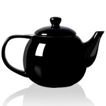 Bule Sweejar de porcelana com infusor de aço inoxidável 900 ml preto