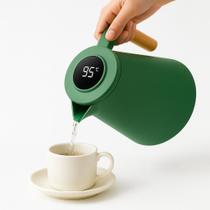 Bule Térmico 1000ml com Termômetro Digital MN-732 Verde