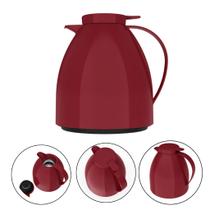 Bule Térmico 750ml Viena Chá Café Garrafa Invicta Mesa Vermelho Bule Térmico 750ml Viena Chá Café Garrafa Invicta Mesa Vermelho