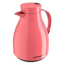 Bule Térmico c/ Gatilho Paris 1L Rosa 81208 - Unitermi Bule Térmico c/ Gatilho Paris 1L Rosa 81208 - Unitermi