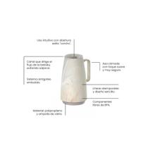 Bule Térmico Exata Plástico Marmorizado Creme 500ml