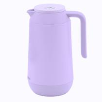 Bule Térmico Exata Revestido em Aço Ampola de Vidro 1 Litro Bebidas Quentes Frias Tramontina