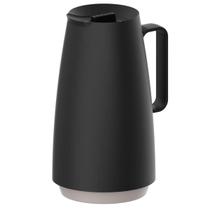 Bule Térmico Exata Tramontina 500ml Garrafa de Café Chá Preto e Bege Pequena Bule Térmico Exata Tramontina 500ml Garrafa de Café Chá Preto e Bege Pequena
