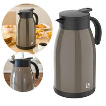 Bule Térmico Garrafa Para Café Chá 1 Litro Aço Inox Sem Ampola Soprano Bule Térmico Garrafa Para Café Chá 1 Litro Aço Inox Sem Ampola Soprano