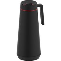 Bule Térmico Tramontina Design Moderno Inox Preto Exata 1L