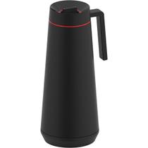 Bule Térmico Tramontina Design Moderno Inox Preto Exata 1L