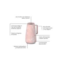 Bule Térmico Tramontina Exata em Plástico Marmorizado Rosa 500 ml Bule Térmico Tramontina Exata em Plástico Marmorizado Rosa 500 ml