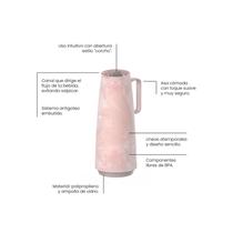 Bule Térmico Tramontina Exata em Plástico Marmorizado Rosa