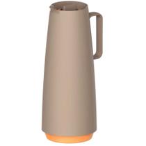 Bule Térmico Tramontina Exata em Polipropileno Bege com Ampola de Vidro 1 L