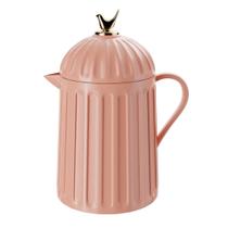 Bule Wolff Colibri de Cerâmica com Tampa Rosa 600ml Bule Wolff Colibri de Cerâmica com Tampa Rosa 600ml