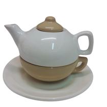 Bule, Xicara e Pires de Cerâmica: design moderno e elegante