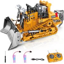 Bulldozer Controle Remoto KIZJORYA 9 Canais Brinquedo RC Bulldozer Controle Remoto KIZJORYA 9 Canais Brinquedo RC