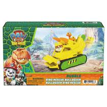 Bulldozer do Rubble + 2 Bonecos - Patrulha Canina: Uma Aventura Dino Bulldozer do Rubble + 2 Bonecos - Patrulha Canina: Uma Aventura Dino