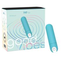Bullet Good Vibes Only Intt Toys Capsula Vibratória 10 Intensidades Azul Turquesa Recarregável